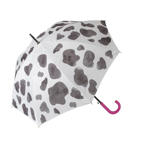 Fisura – Großer Regenschirm Kuh. Jugendlicher Regenschirm mit Kuhmuster. Automatischer Regenschirm mit Knopf. Windfester, robuster Regenschirm. 106 cm Durchmesser. Fisura – Großer Regenschirm Kuh. Jugendlicher Regenschirm mit Kuhmuster. Automatischer Regenschirm mit Knopf. Windfester, robuster Regenschirm. 106 cm Durchmesser. von FISURA