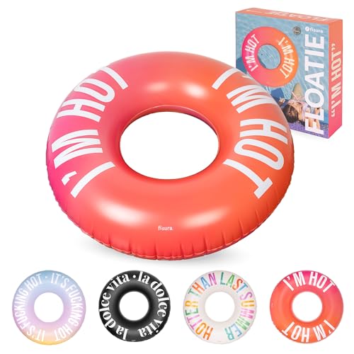 Fisura – Schwimmreifen aufblasbar “I'm hot” mit Farbverlauf. 120 cm mit Sicherheitsventil für zügiges Aufpumpen und Ablassen. Ideal für Wasser, Schwimmbad oder See. Fisura – Schwimmreifen aufblasbar “I'm hot” mit Farbverlauf. 120 cm mit Sicherheitsventil für zügiges Aufpumpen und Ablassen. Ideal für Wasser, Schwimmbad oder See. von FISURA