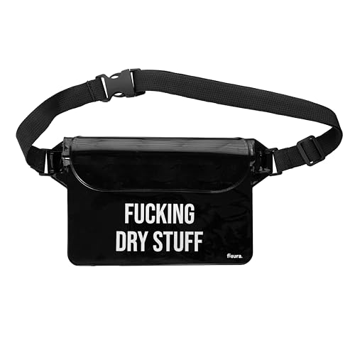Fisura – wasserdichte Tasche. Durchsichtige und wasserdichte Gürteltasche. wasserdichte Tasche mit verstellbarem Gürtel. 22,5 cm x 12,5 cm. (Dry Stuff, Schwarz) Fisura – wasserdichte Tasche. Durchsichtige und wasserdichte Gürteltasche. wasserdichte Tasche mit verstellbarem Gürtel. 22,5 cm x 12,5 cm. (Dry Stuff, Schwarz) von FISURA