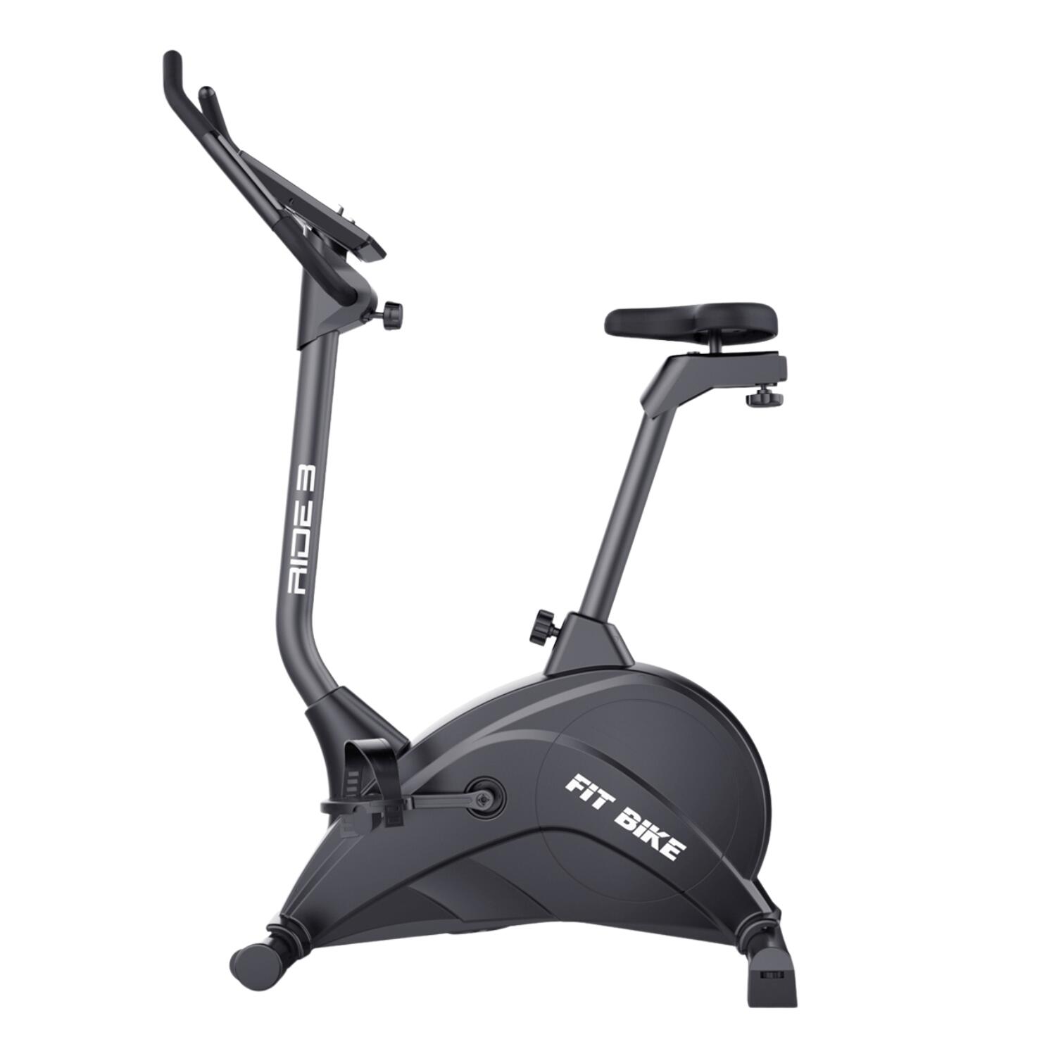 Ride 3 iPlus - Heimtrainer - 12 Trainingsprogramme - Herzfrequenzsensoren - Blue von FITBIKE