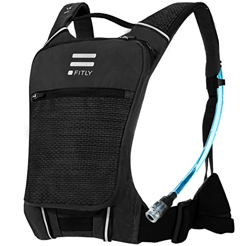 FITLY Minimalistischer Laufrucksack | Unisex-Laufrucksack mit Handyhalterung, Brustgurt | Persönliche Dinge beim Laufen mitführen | Laufausrüstung für Männer/Frauen | Leichter Laufrucksack mit Wasser FITLY Minimalistischer Laufrucksack | Unisex-Laufrucksack mit Handyhalterung, Brustgurt | Persönliche Dinge beim Laufen mitführen | Laufausrüstung für Männer/Frauen | Leichter Laufrucksack mit Wasser von FITLY