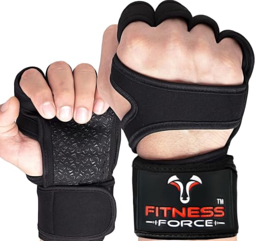 FITNESS FORCE Belüftete Fitness-Handschuhe für Herren mit integrierter Handgelenkstütze für Workouts Gewichtheben Handschuhe Workout Handschuhe für Frauen Übung Fitness Handschuhe Perfekt für FITNESS FORCE Belüftete Fitness-Handschuhe für Herren mit integrierter Handgelenkstütze für Workouts Gewichtheben Handschuhe Workout Handschuhe für Frauen Übung Fitness Handschuhe Perfekt für von FITNESS FORCE