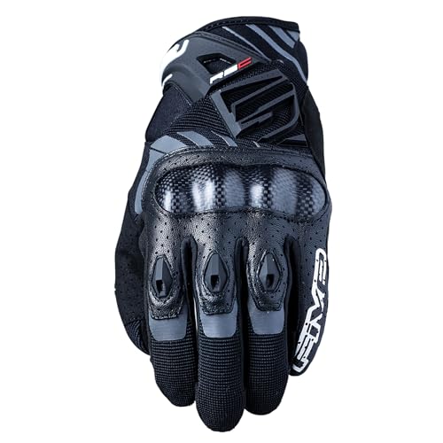 Five 830202 Motorradhandschuhe, Urban High Performance, RS-C, Carbon, 1 KP, Schwarz, L von FIVE Gloves