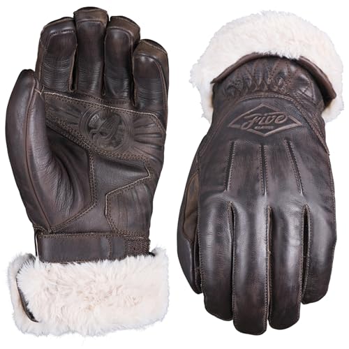 Five 830611 Damen-Motorradhandschuhe, Montana, Vintage-Handschuhe, CE-geprüft, 1 KP, Touchscreen, Braun, M Five 830611 Damen-Motorradhandschuhe, Montana, Vintage-Handschuhe, CE-geprüft, 1 KP, Touchscreen, Braun, M von FIVE GLOVES
