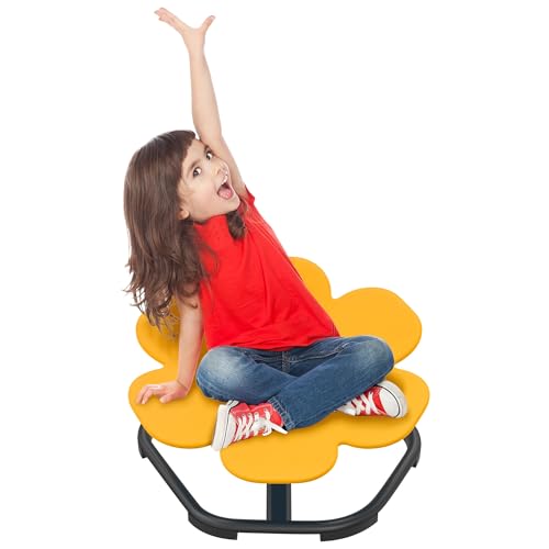 FIVMEN Karussell Drehstuhl für Autismus Kinder Training Physische Koordination und Gleichgewicht Sensorisches Balance Drehhocker für Kinder ab 3-9 Jahren, Gelb FIVMEN Karussell Drehstuhl für Autismus Kinder Training Physische Koordination und Gleichgewicht Sensorisches Balance Drehhocker für Kinder ab 3-9 Jahren, Gelb von FIVMEN