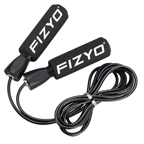 Fizyo Springseil Erwachsene Fitness, Einstellbare Länge bis zu 311 cm, zur Erhaltung von Gesundheit und Ausdauer, für Kinder und Erwachsene geeignet (Schwarz) von FIZYO