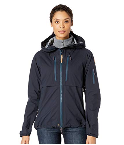 Fjallraven Damen Keb Eco-Shell Jacket W Sport, Dark Navy, XXS von Fjäll Räven