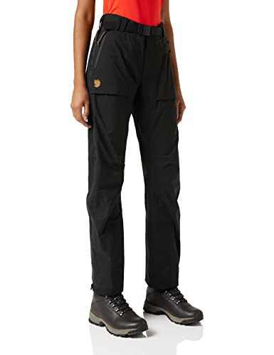 Fjallraven Damen Keb Eco-Shell Trousers W Sport, Black, M von Fjäll Räven