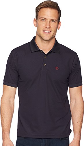 Fjällräven Herren Kurzarm-Polohemd Crowley Pique, Blueblack, L, F81783-553 von Fjäll Räven