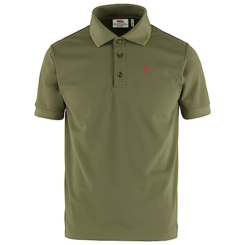 Fjällräven Herren Crowley Pique Polo Shirt, Light Olive, XXL von Fjäll Räven