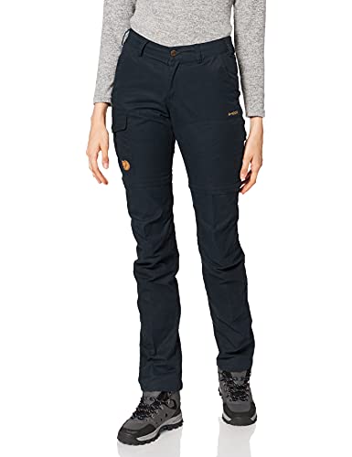 Fjäll Räven Damen Karla Pro Reißverschlusshose, Dark Navy, 36 EU von Fjäll Räven