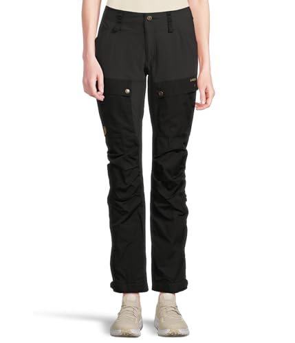 FJALLRAVEN Damen Keb Trousers Curved W Hose, Schwarz, 40 EU von Fjäll Räven