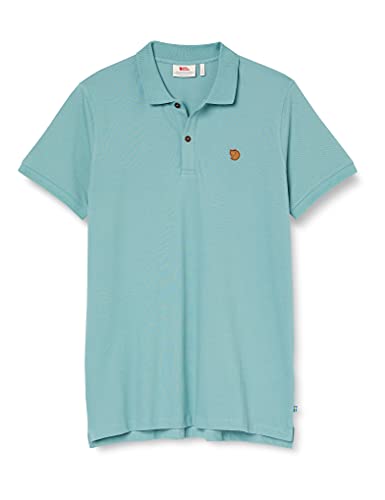 FJALLRAVEN Herren Övik M Polo Shirt mit 2 Knöpfen Verschluss, Clay Blue, XS von Fjällräven