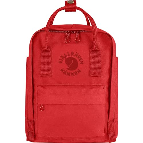 Fjällräven Unisex-Adult Re-Kånken Mini Luggage-Messenger Bag, Red, 29 cm Fjällräven Unisex-Adult Re-Kånken Mini Luggage-Messenger Bag, Red, 29 cm von Fjällräven