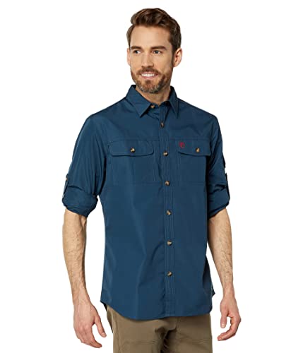 FJALLRAVEN 81838-570 Singi Trekking Shirt LS M Sweatshirt Men's Mountain Blue M von Fjäll Räven