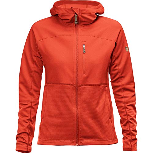 FJALLRAVEN Damen Abisko Trail Fleece W Sweatshirts, orange (Flame orange), XL von Fjällräven