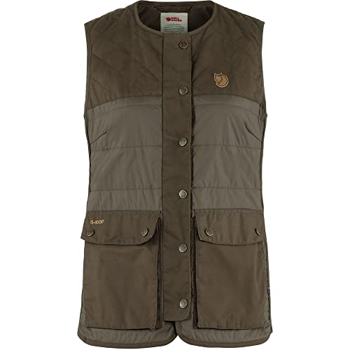 Fjallraven 86373-633 Forest Wool Padded Vest W/Forest Wool Padded Vest W Sports vest Damen Dark Olive Größe L von Fjäll Räven