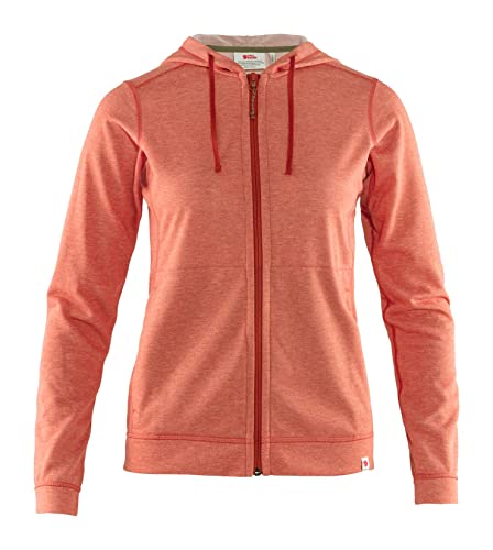 Fjällräven Damen High Coast Lite Hoodie Sweatshirts, Eberesche, Rot, XL EU von Fjäll Räven