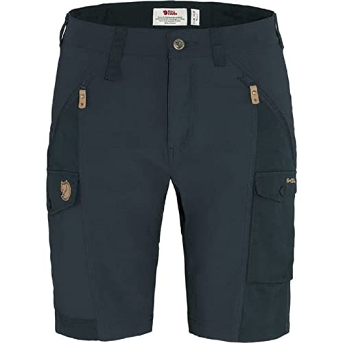 Fjallraven 89731-555 Nikka Shorts Curved W Shorts Damen Dark Navy Größe 36 von Fjäll Räven