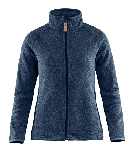 Fjallraven Womens Övik Fleece Zip Sweater W Sweatshirt, Navy, XXS von Fjäll Räven