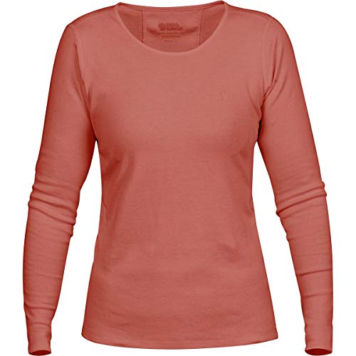 Fjallraven Damen T-Shirt Övik Long Sleeve Top W, Terracotta Pink, XS, 89911 von Fjäll Räven