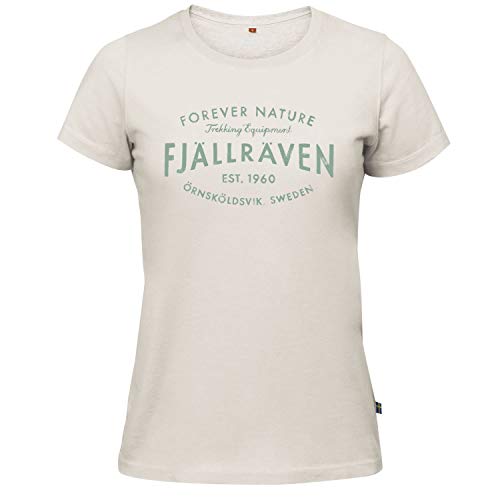 FJALLRAVEN F89979-113 Est 1960 T-Shirt W Chalk White L von Fjäll Räven