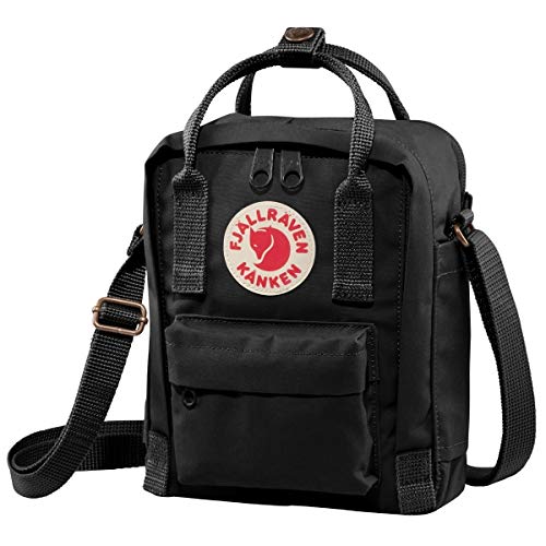 FJALLRAVEN Fjällräven F23797 Unisex-Adult Kånken Sling Sports Backpack, Black, One Size von Fjäll Räven