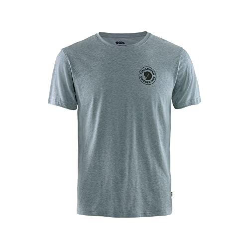 FJALLRAVEN 87310 Logo T-Shirt M T-Shirt Mens Uncle Blue-Melange M von Fjäll Räven