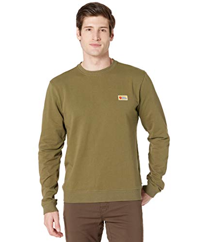 Fjallraven Herren Vardag Sweater M Sweatshirt, Grün, M EU von Fjäll Räven