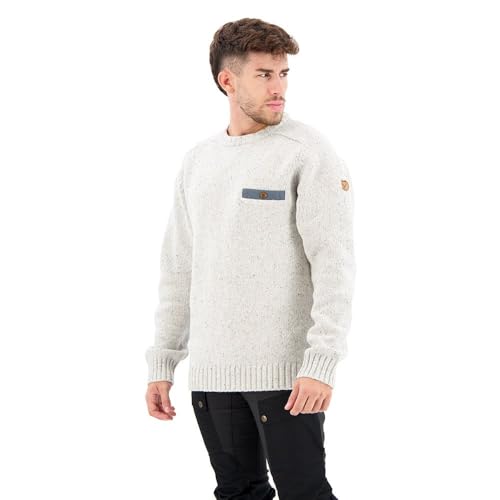 Fjallraven 84139-113 Lada Round-Neck Sweater M/Lada Round-Neck Sweater M Sweatshirt Herren Chalk White Größe XL von Fjäll Räven