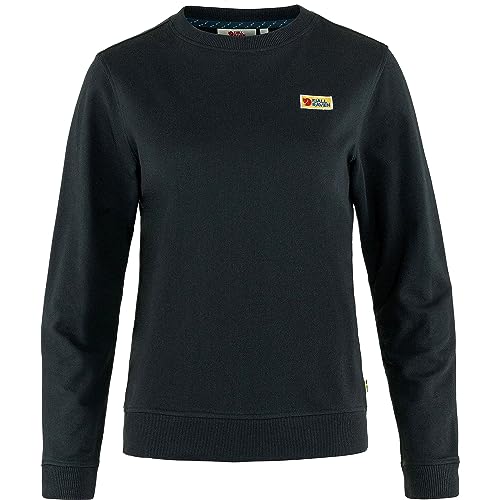 Fjallraven 87075-550 Vardag Sweater W Sweatshirt Damen Black Größe L von Fjäll Räven