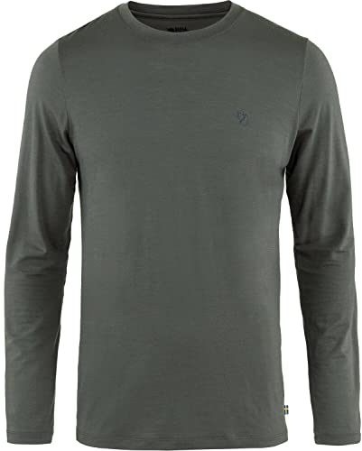 Fjallraven 87194-050 Abisko Wool LS M Sweatshirt Herren Basalt Größe XXL von Fjällräven