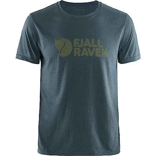 FJALLRAVEN Fjüllrüven Herren Fjüllrüven Logo T-shirt M T Shirt, Marineblau, M EU von Fjällräven