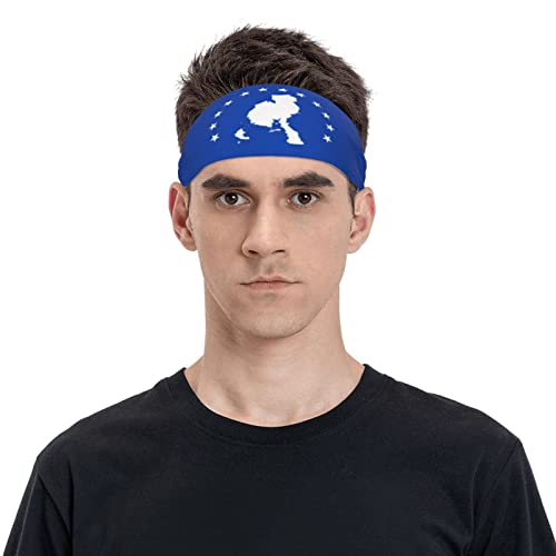 Stirnband mit Aufschrift „Bandera de la Provincia de Veraguas, Sport-Schweißband für Männer und Frauen, feuchtigkeitsableitende Schweißbänder zum Laufen, Basketball, Yoga, Haarbänder von FJQWKLF