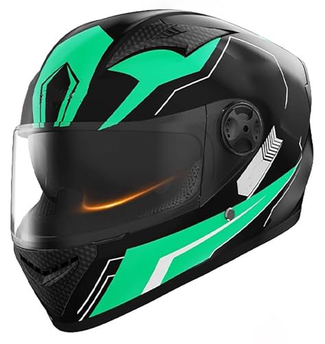 Offener Helm, Integralhelm, Modulare Motorradhelme Für Unisex-Erwachsene, Streetbike, Cruiser, Roller, ECE-Zulassung R22-05 E,L/(59~60cm) von FKPYVKUJ