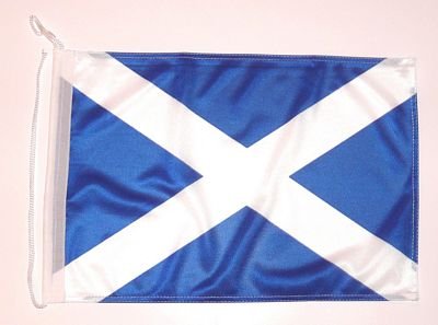 Bootsflagge Schottland Flagge Fahne 25 x 40 cm FLAGGENMAE® Bootsfahne von FLAGGENMAE