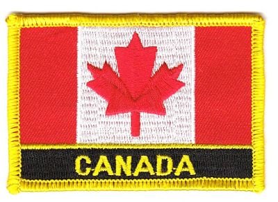 FLAGGENMAE Aufnäher Patch Kanada/Canada Schrift Fahne Flagge FLAGGENMAE Aufnäher Patch Kanada/Canada Schrift Fahne Flagge von Dttra