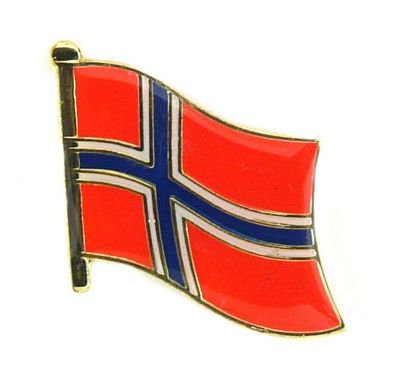 FLAGGENMAE Flaggen Pin Norwegen Pins Anstecknadel Fahne Flagge von FOXCUP