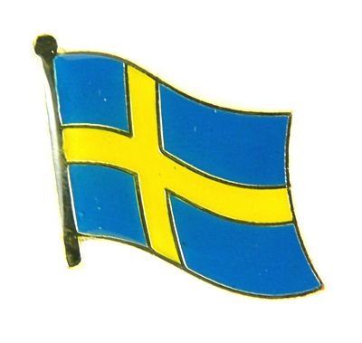 FLAGGENMAE Flaggen Pin Schweden Pins Anstecknadel Fahne Flagge von FLAGGENMAE