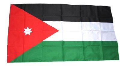 Flagge Fahne Jordanien 30 x 45 cm FLAGGENMAE® von FLAGGENMAE