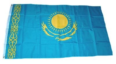 Flagge Fahne Kasachstan 90 x 150 cm FLAGGENMAE® von FLAGGENMAE