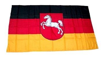 Flagge Fahne Niedersachsen 30 x 45cm Flagge Fahne Niedersachsen 30 x 45cm von FLAGGENMAE