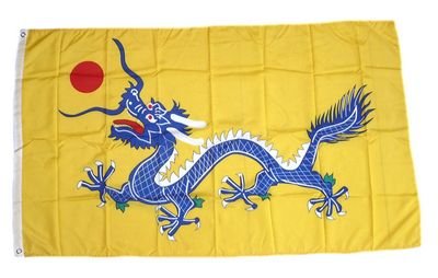 Flagge Fahne Qing Dynastie 90 x 150 cm FLAGGENMAE® von FLAGGENMAE