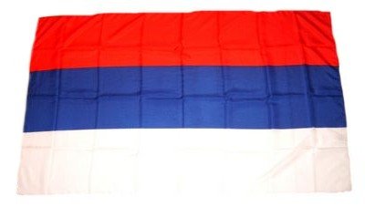 Flagge Fahne Serbien ohne Wappen 30 x 45 cm FLAGGENMAE® von FLAGGENMAE