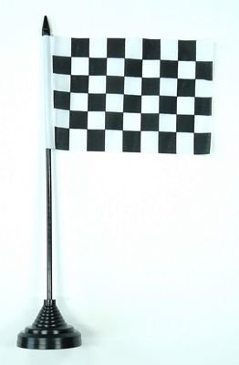 Tischflagge Start / Ziel Flagge Fahne 10 x 15 cm FLAGGENMAE® Tischfahne von FLAGGENMAE