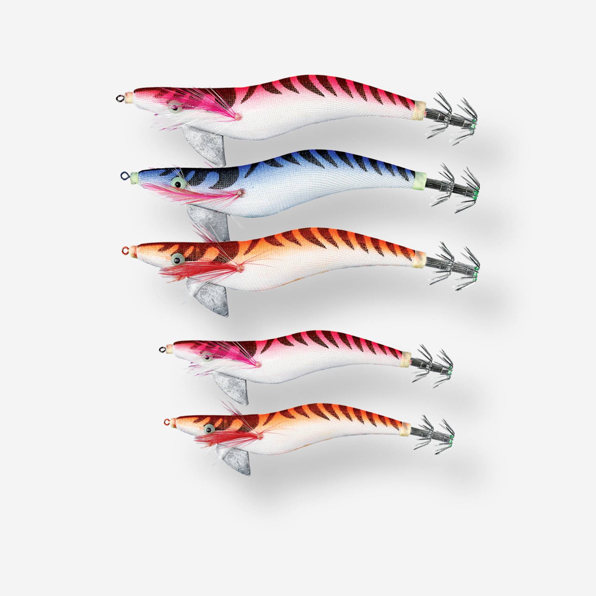 Tintenfischköder bebleit Sepien/Kalmare Egi ×5 Tintenfischköder bebleit Sepien/Kalmare Egi ×5 von FLASHMER