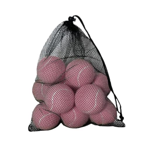 FLCPJGV 12 Stück Tennisbälle Trainingsbälle Übung Tragbare Übungsbälle Haustier Hund Spielbälle für Schlägersport Anfänger, Hell-Pink FLCPJGV 12 Stück Tennisbälle Trainingsbälle Übung Tragbare Übungsbälle Haustier Hund Spielbälle für Schlägersport Anfänger, Hell-Pink von FLCPJGV