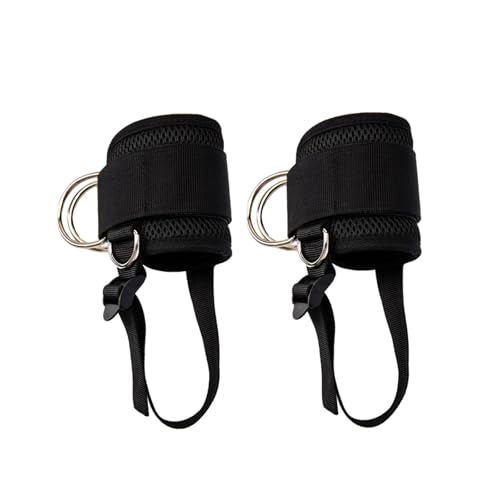 FLCPJGV 2Pcs Ankle Straps für Maschine Workout Manschette Befestigungen Ankle Straps für Kickbacks, Schwarz von FLCPJGV