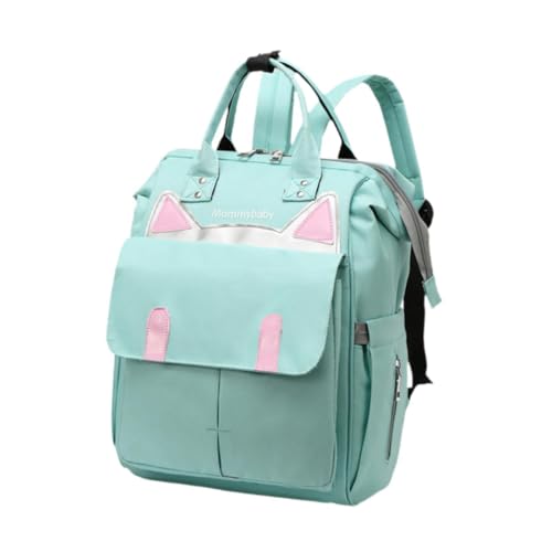 FLCPJGV Baby Windel Tasche Rucksack wasserdichte Reise Baby Tasche für Windel Outdoor Picknick, GrÜn von FLCPJGV