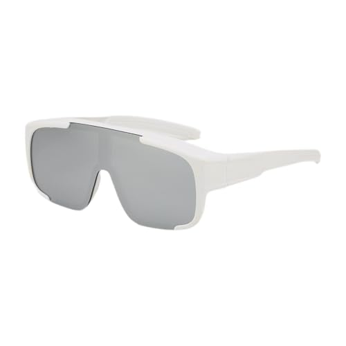 FLCPJGV Fahrradbrille, Hochleistungs Sonnenbrille für Outdoor Aktivitäten, Weiß von FLCPJGV